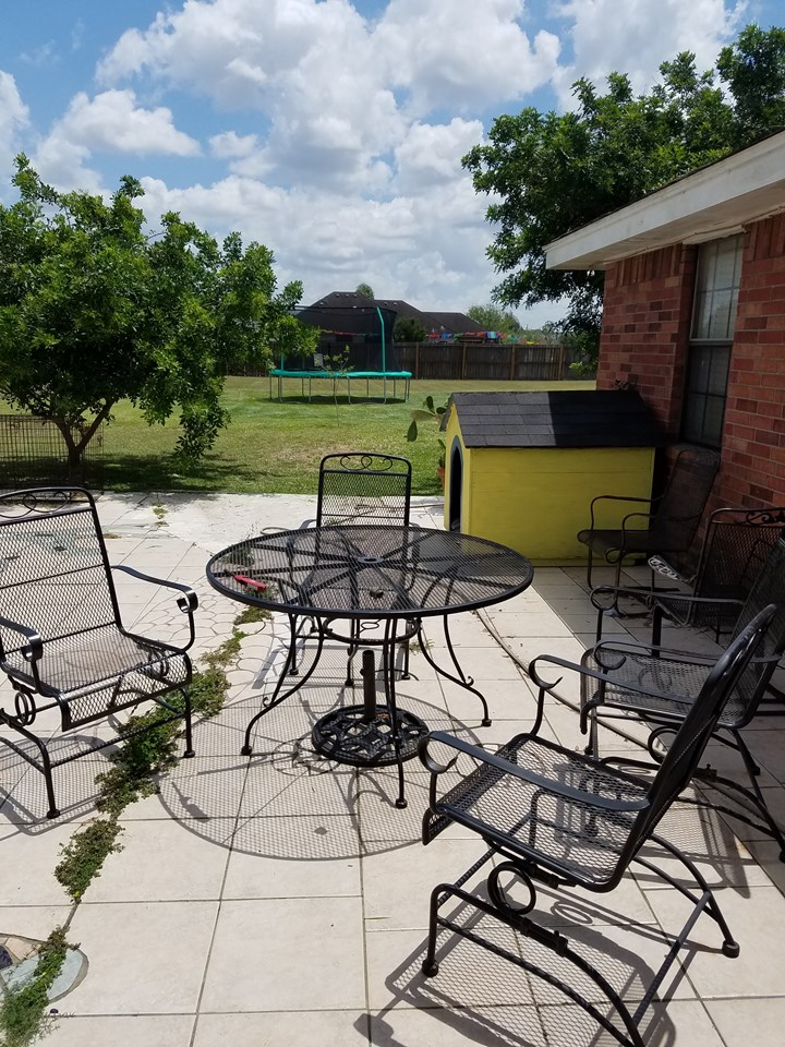 enjoy the spacious backyard
